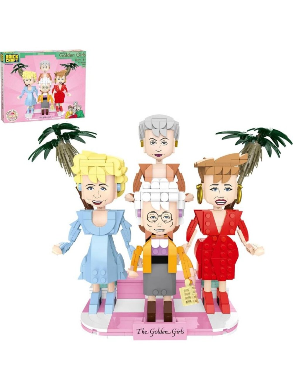 Golden Girls Building Blocks Set - 734 PCS Retro Toy Kit for Adults & Fans, Fun